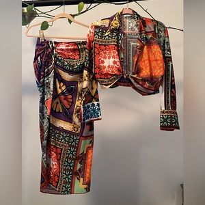 Jacquard boating set